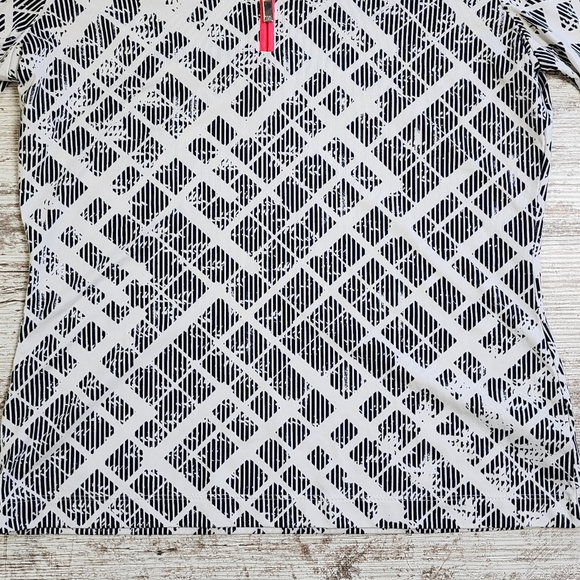 Tail White Label Performance Active Polo Top Size Small Black White - Picture 3 of 7